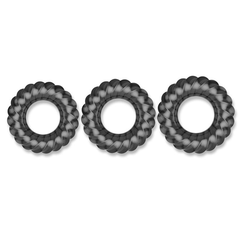 Wellness Health. Ring - Набор из 3-х TPE-кольец для пениса