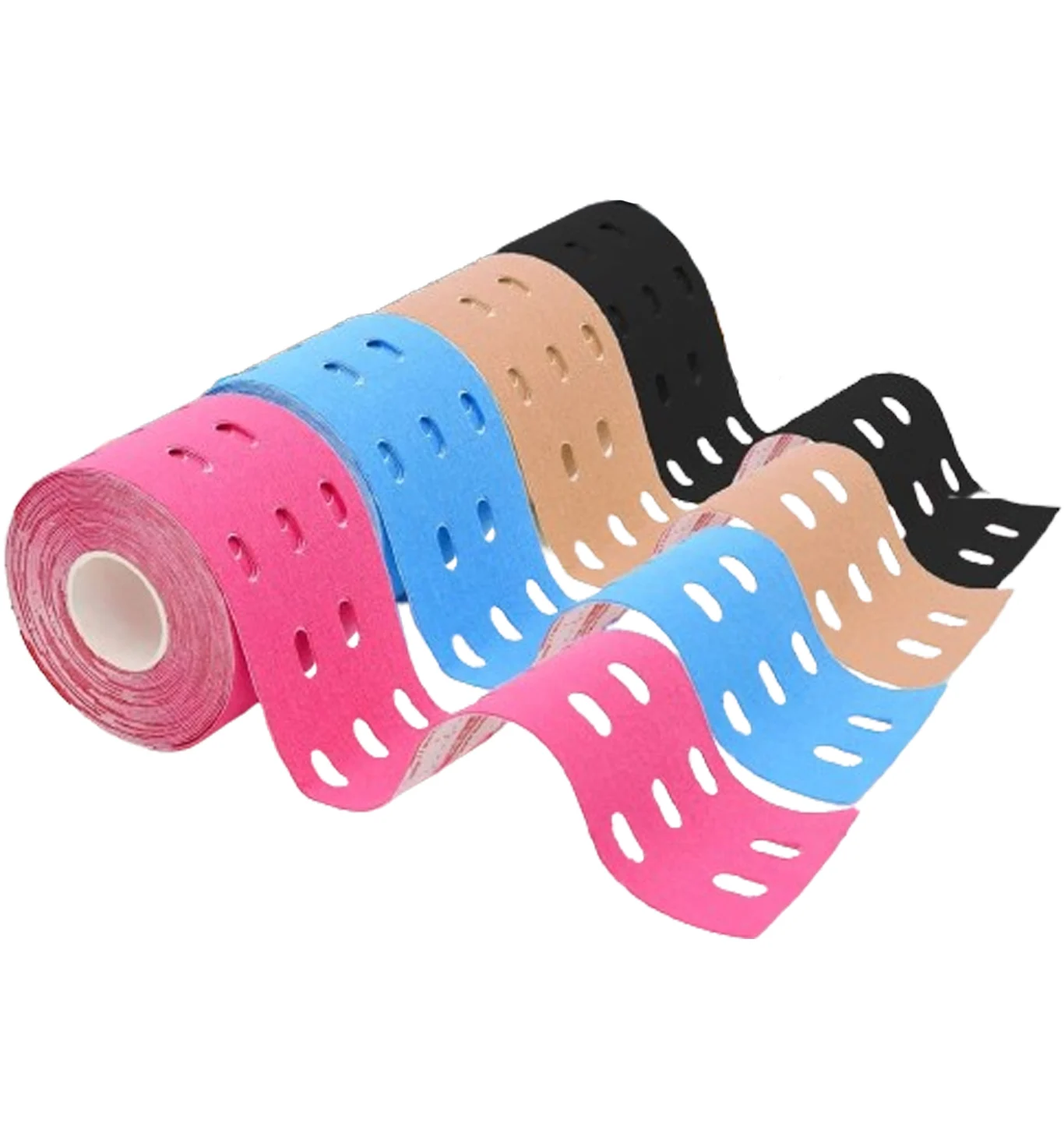 Kinesiology Tape Sports - Эластичная перфорированная кинезиологическая лента 5 см,