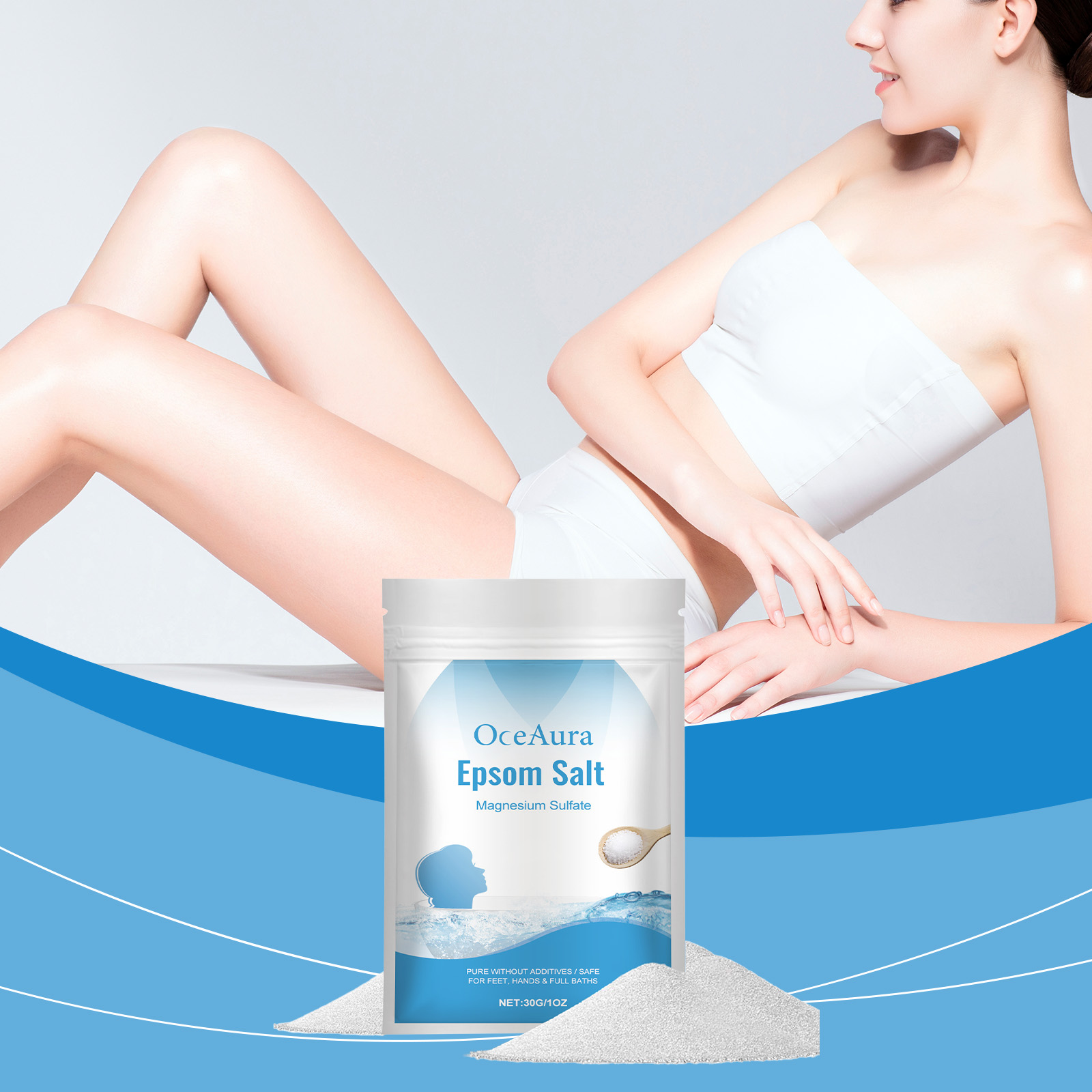 Bath Salts Magnesium - Соль Epsom, средства для ванны и