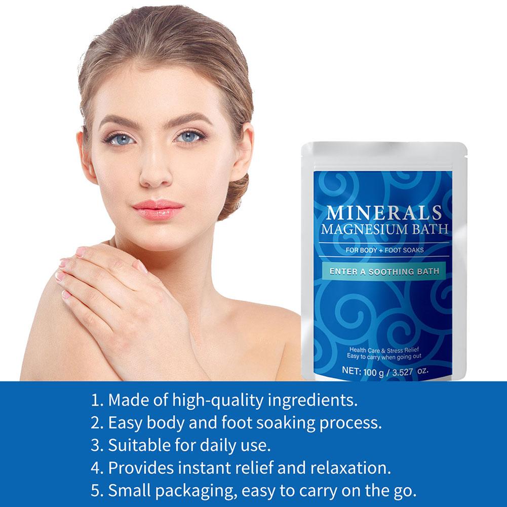 Bath Salts Magnesium - 100 г органической магниевой соли для
