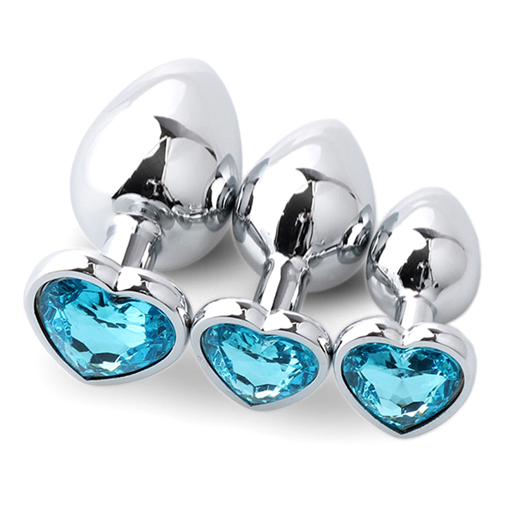 Health Wellness Products - 3 шт. металлических анальных пробок для