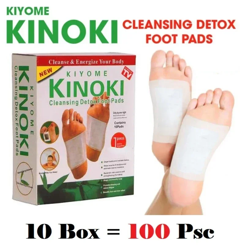 Health Wellness And Spa - Корея Киноки, очищающая детокс-подушечка для ног,