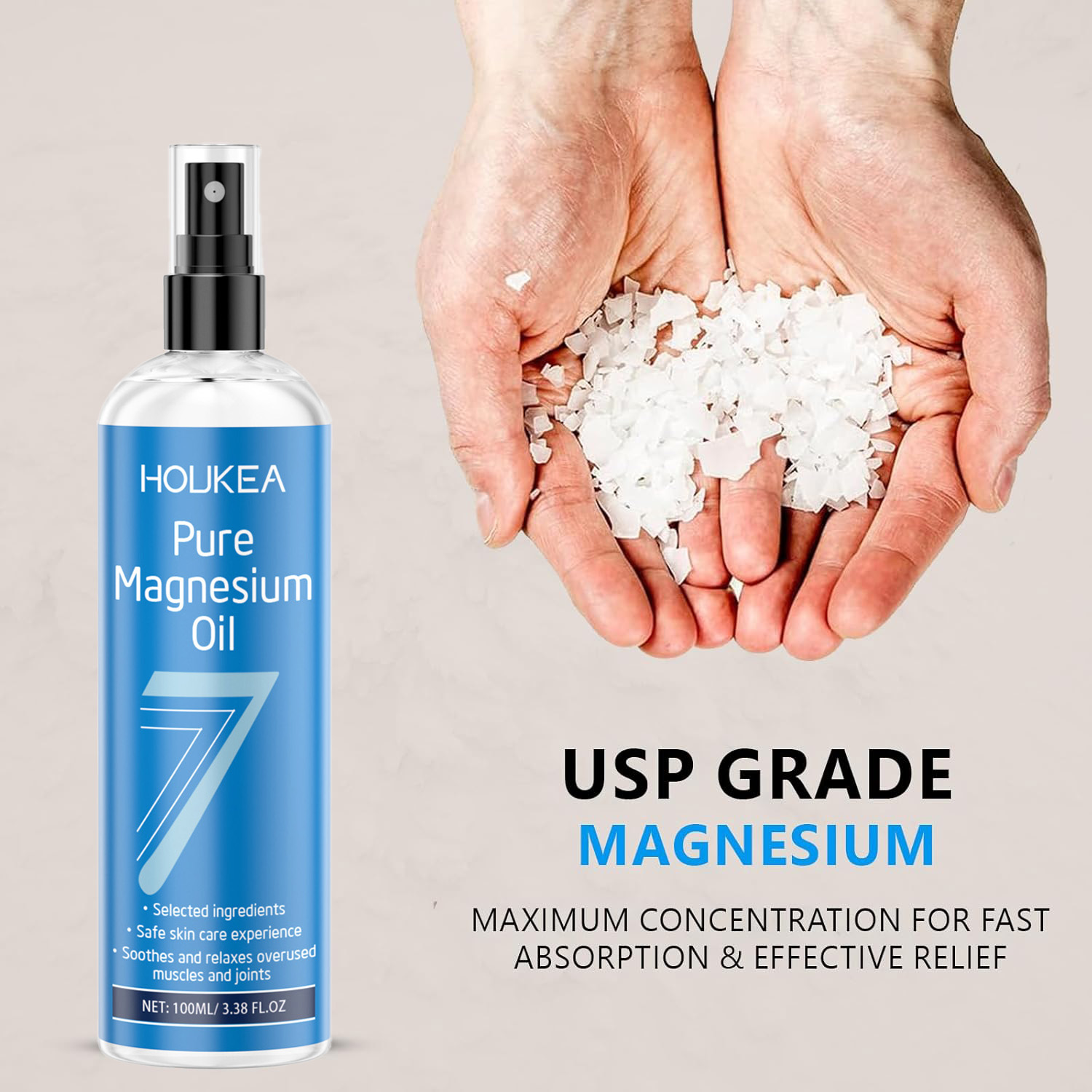Чистый магниевый спрей-масло:  – обзор и цена Bath Salts Magnesium