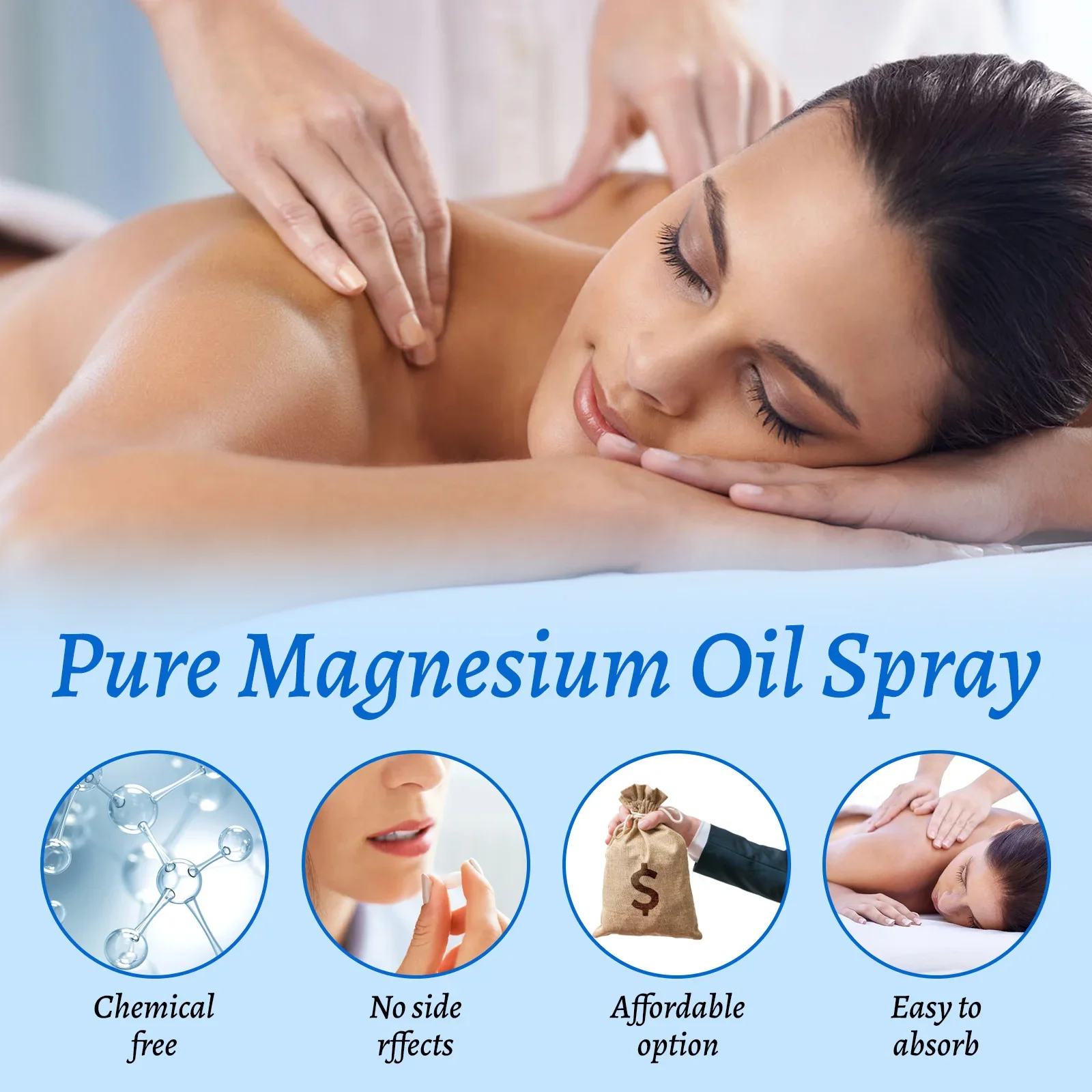 Магниевое масло-спрей для тела – обзор и цена Bath Salts Magnesium